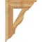 Ekena Millwork Funston Traditional Rough Sawn Bracket w/ Offset Brace, Western Red Cedar, 8"W x 24"D x 32"H BKT0806X24X32FST01RWR - alternate 2
